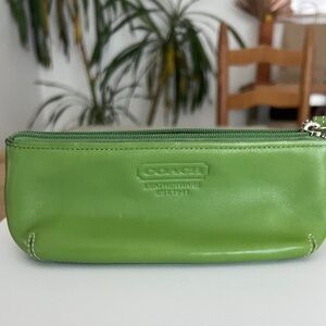 Coach 1941 Green Leather Pouch